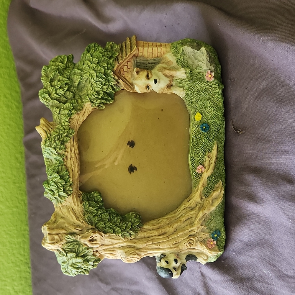 Dog photo frame